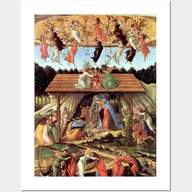 Birth of Christ by Sandro Botticelli Wall Art by MasterpieceCafe